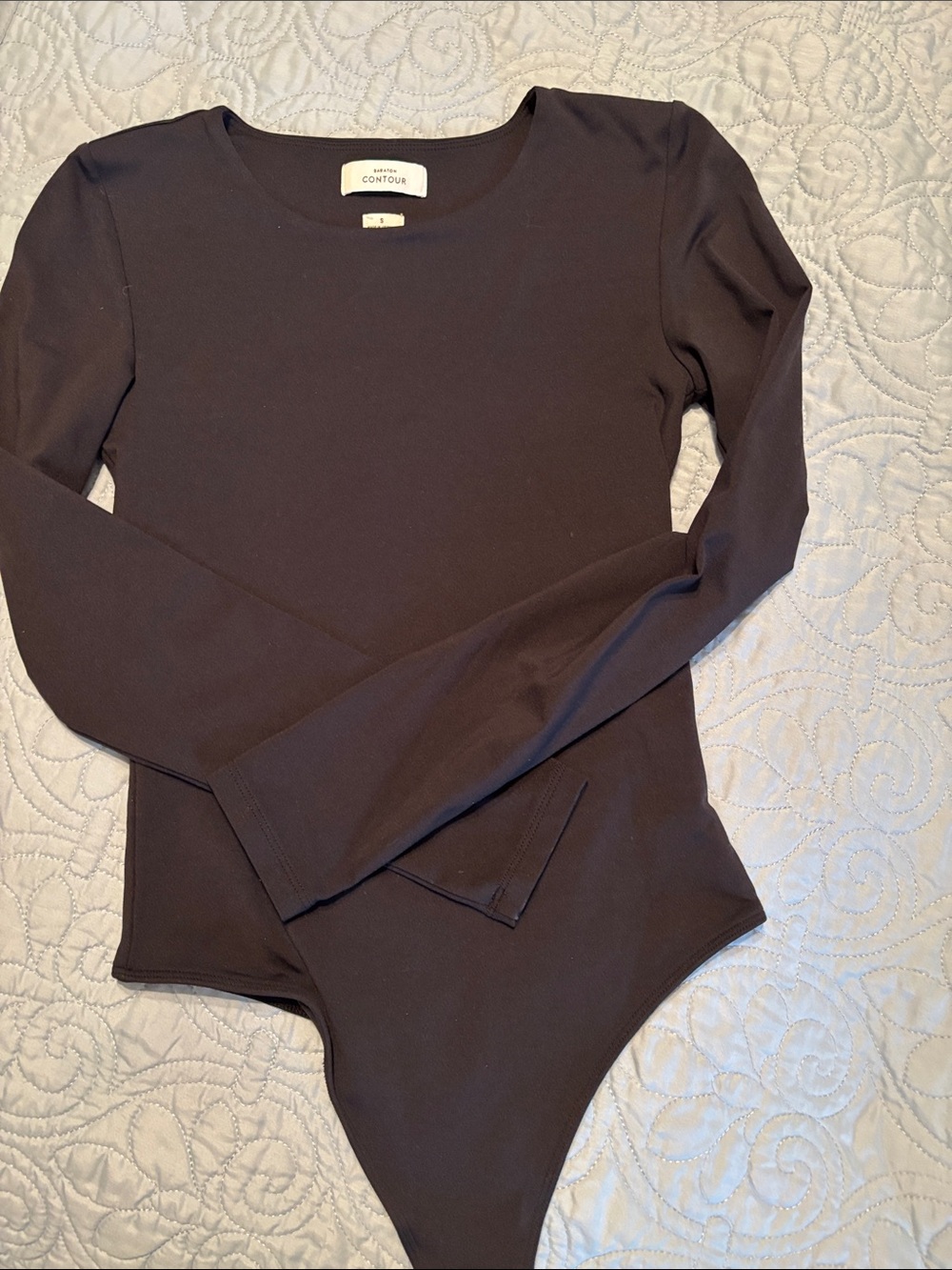 Aritzia black long sleeve bodysuit